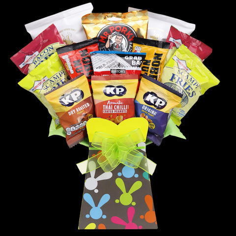 Pub Snacks Easter Bunny Snack Bouquet - chocoholicbouquet
