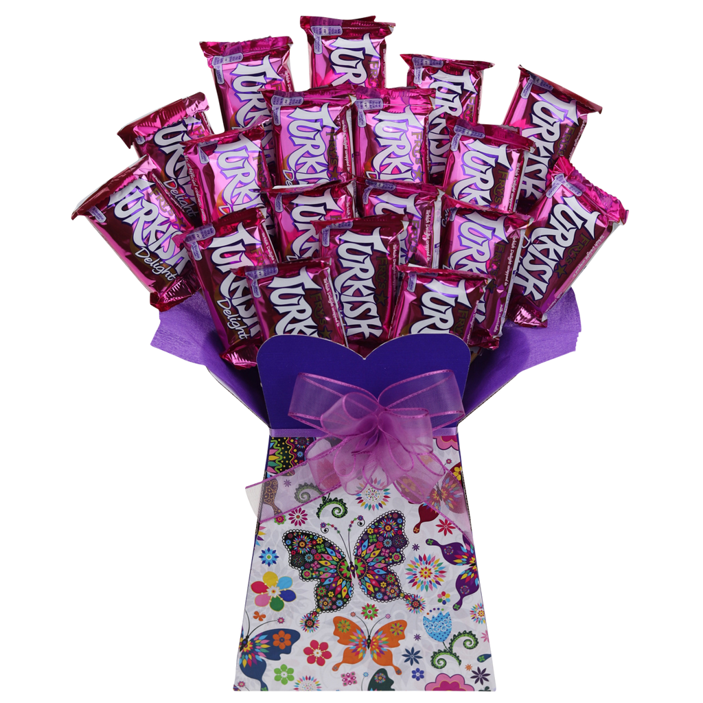 Turkish Delight Chocolate Bouquet Butterfly - chocoholicbouquet