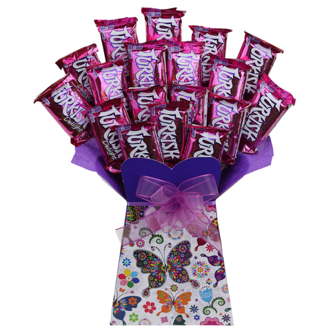 Turkish Delight Chocolate Bouquet Butterfly - chocoholicbouquet