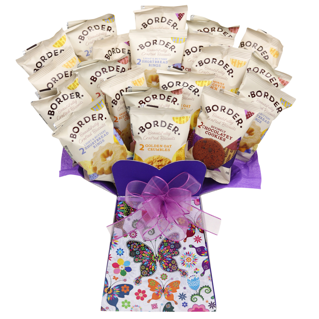 Border Biscuit Bouquet Butterfly - chocoholicbouquet
