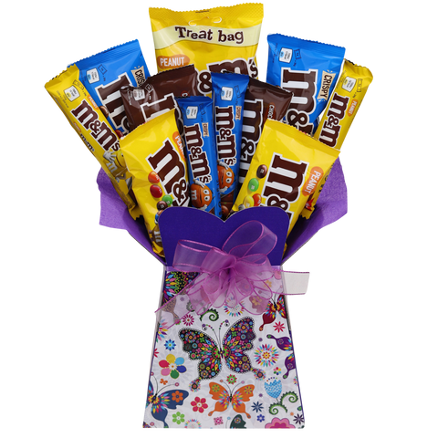 M&M's Chocolate Bouquet Butterfly - chocoholicbouquet