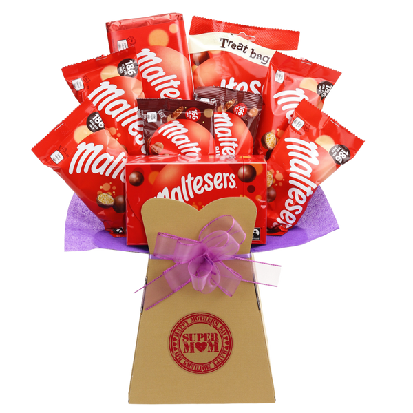 Maltesers Chocolate Bouquet Super Mom - chocoholicbouquet