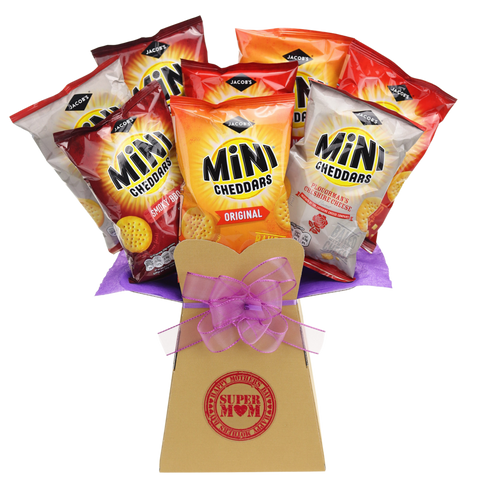 Jacobs Mini Cheddars Bouquet Super Mom - chocoholicbouquet