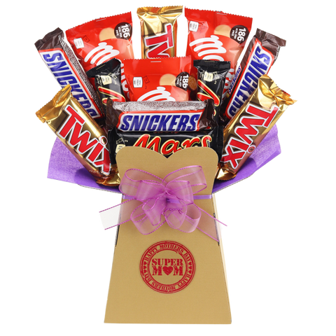Mars Favourites Chocolate Bouquet Super Mom - chocoholicbouquet