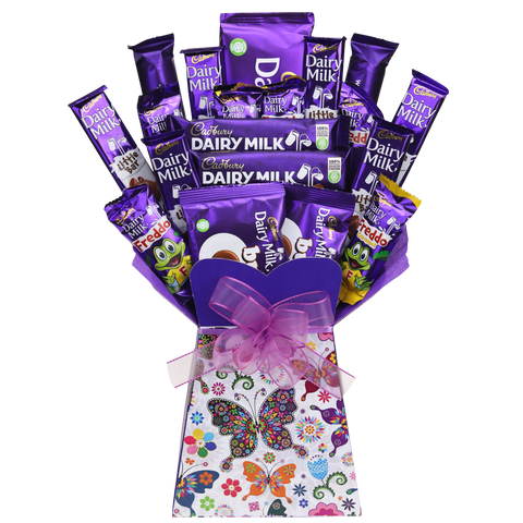 Dairy Milk Chocolate Bouquet Butterfly - chocoholicbouquet