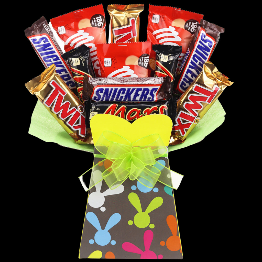 Mars Favourites Easter Bunny Chocolate Bouquet - chocoholicbouquet