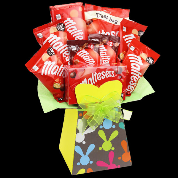 Maltesers Easter Bunny Chocolate Bouquet - chocoholicbouquet