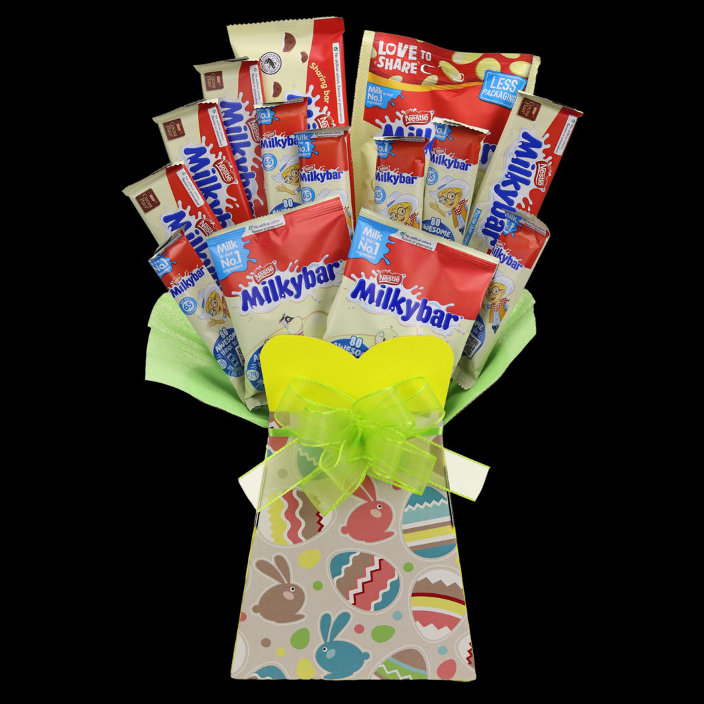 Milkybar Easter Egg Chocolate Bouquet - chocoholicbouquet