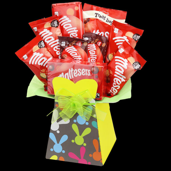 Maltesers Easter Bunny Chocolate Bouquet - chocoholicbouquet