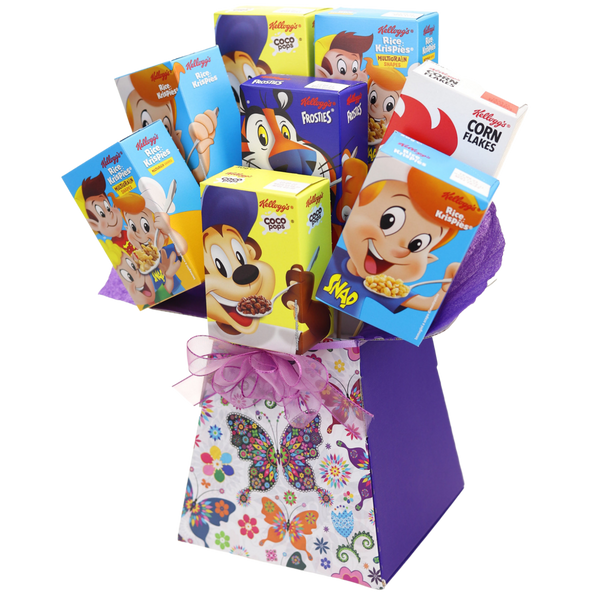 Kellogg's Cereal Bouquet Butterfly - chocoholicbouquet