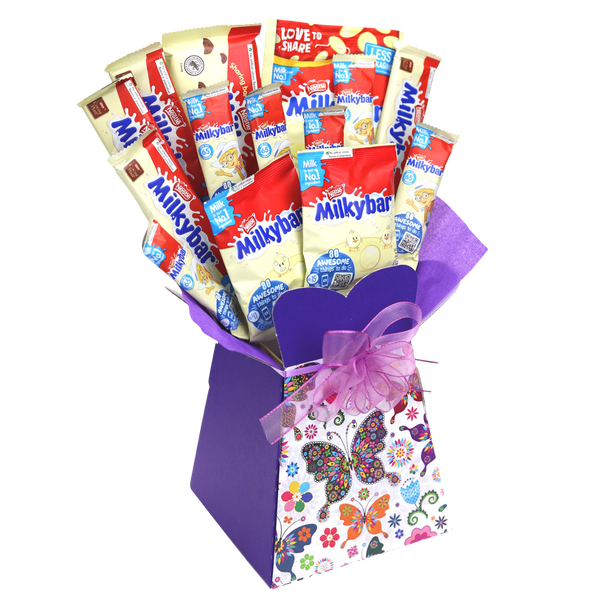 Milkybar Chocolate Bouquet Butterfly - chocoholicbouquet