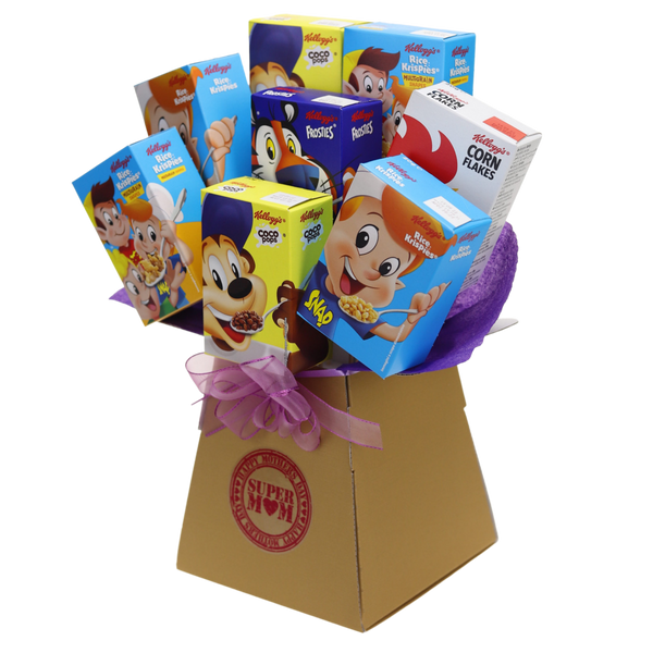 Kellogg's Cereal Bouquet Super Mom - chocoholicbouquet