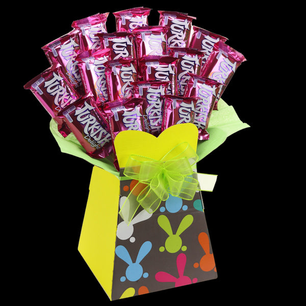 Turkish Delight Easter Bunny Chocolate Bouquet - chocoholicbouquet
