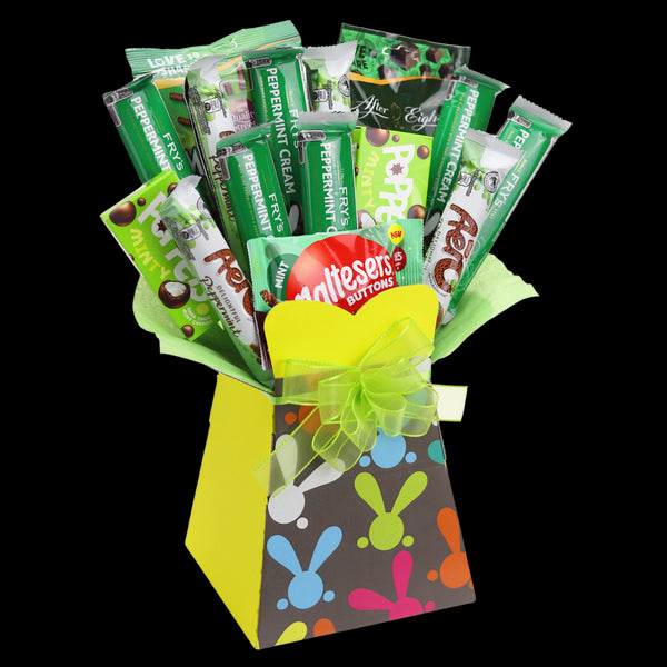 Mint Chocolate Easter Bunny Bouquet - chocoholicbouquet