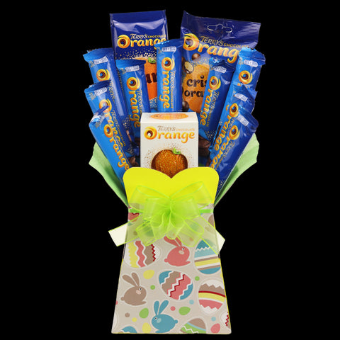 Terrys Orange Easter Egg Chocolate Bouquet - chocoholicbouquet