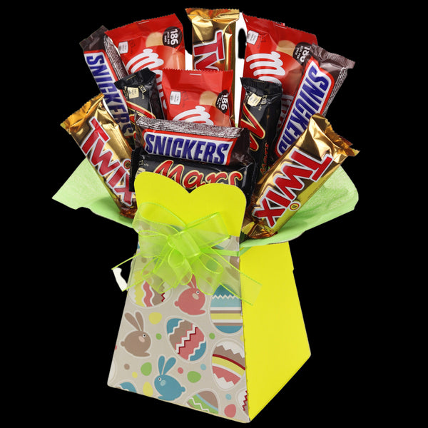 Mars Favourites Easter Egg Chocolate Bouquet - chocoholicbouquet