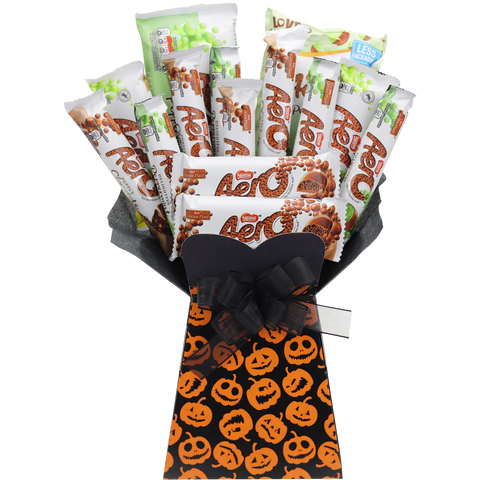Aero Chocolate Halloween Bouquet Pumpkin - chocoholicbouquet
