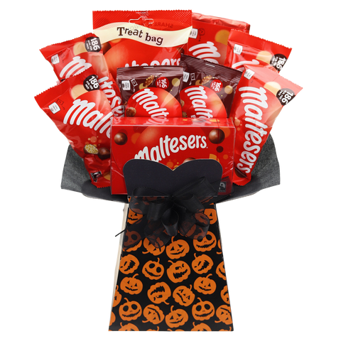 Maltesers Halloween Chocolate Bouquet Pumpkins - chocoholicbouquet