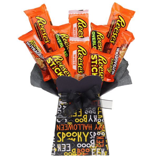 Reeses Halloween Treats Chocolate Bouquet - chocoholicbouquet