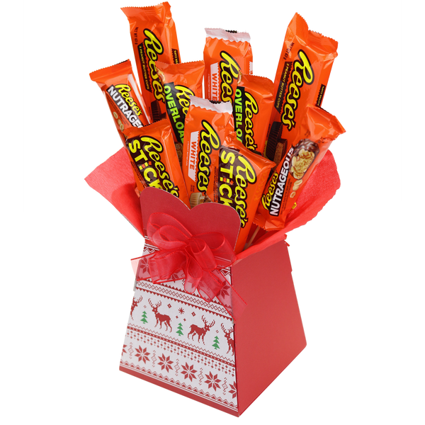 Reeses Chocolate Bouquet Christmas Knit