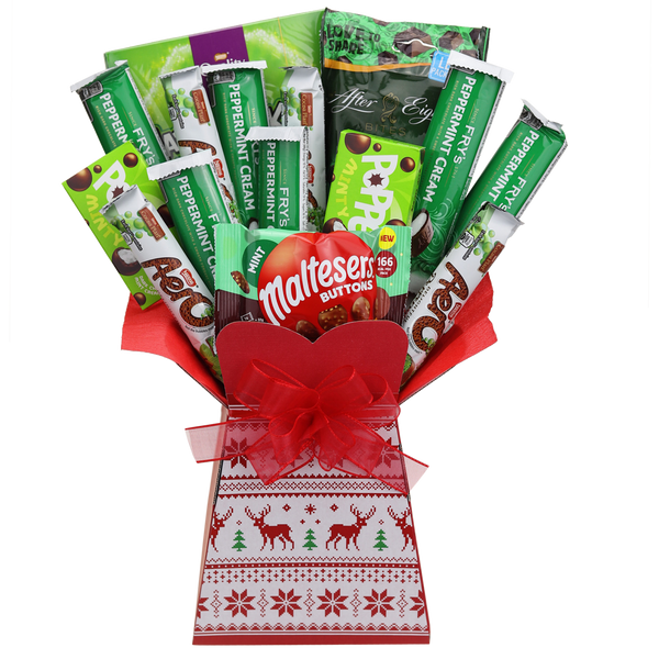 Mint Lovers Chocolate Bouquet Christmas Knit
