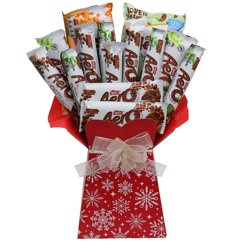 Aero Chocolate Bouquet Christmas Snowflakes