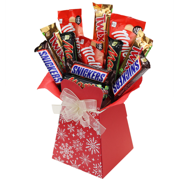 Mars Favourites Chocolate Bouquet Christmas Snowflakes