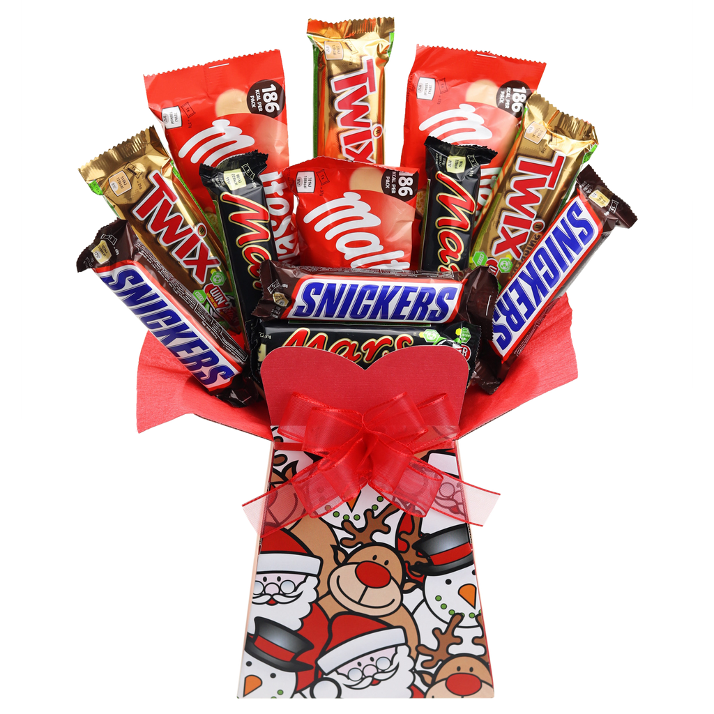 Mars Favourites Chocolate Bouquet Christmas Faces