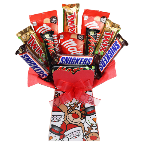 Mars Favourites Chocolate Bouquet Christmas Faces
