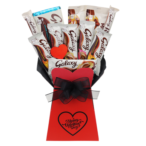 Galaxy Valentine Treats Chocolate Bouquet