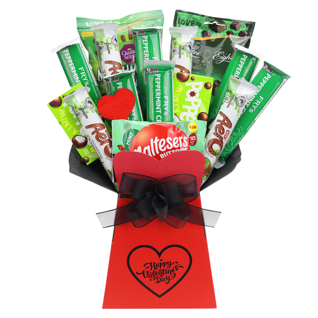 Mint Valentine Treats Chocolate Bouquet