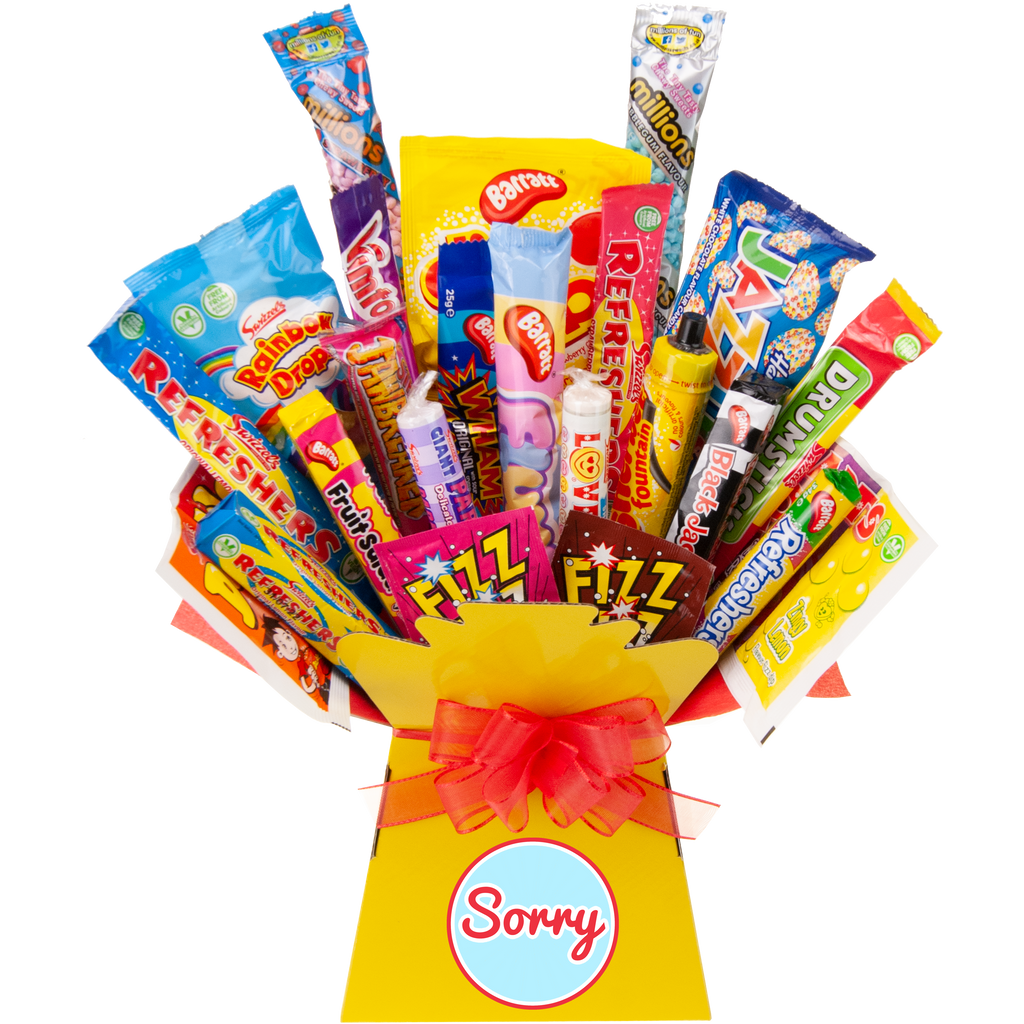 Traditional Retro Sweets Sorry Sweets Bouquet