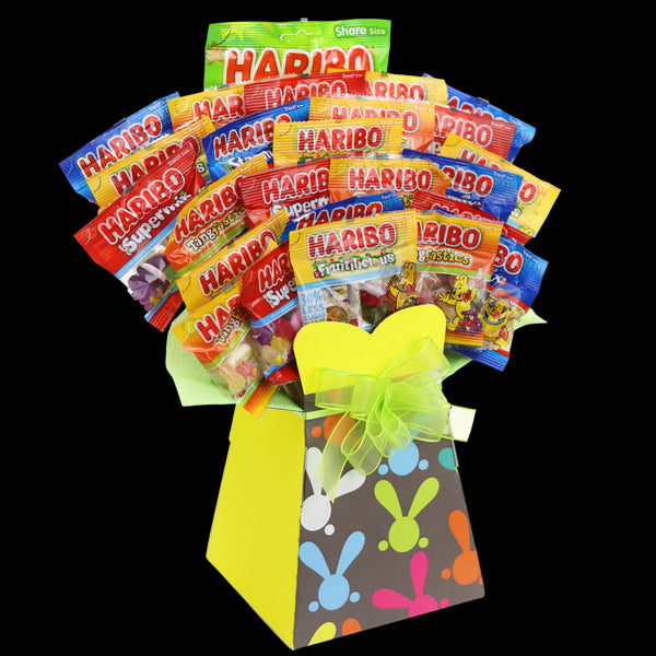 Haribo Easter Bunny Sweetie Bouquet - chocoholicbouquet