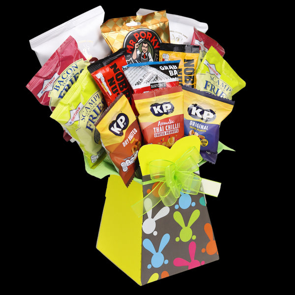 Pub Snacks Easter Bunny Snack Bouquet - chocoholicbouquet