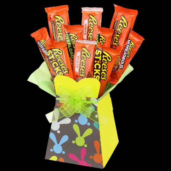 Reeses Easter Bunny Chocolate Bouquet - chocoholicbouquet