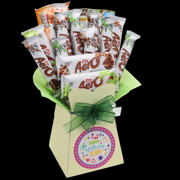 Aero Happy Birthday Chocolate Bouquet - chocoholicbouquet