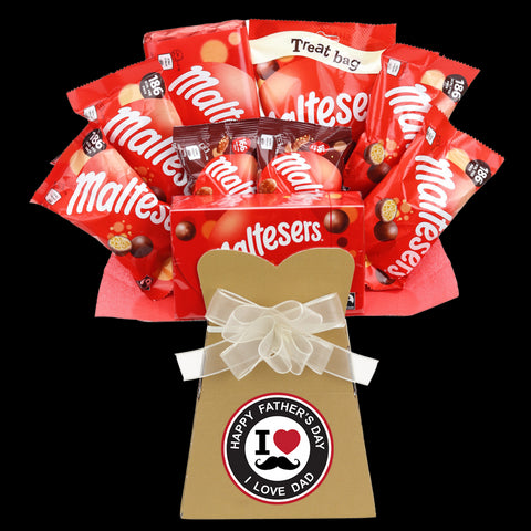 Fathers Day Maltesers I Love Dad Chocolate Bouquet - chocoholicbouquet