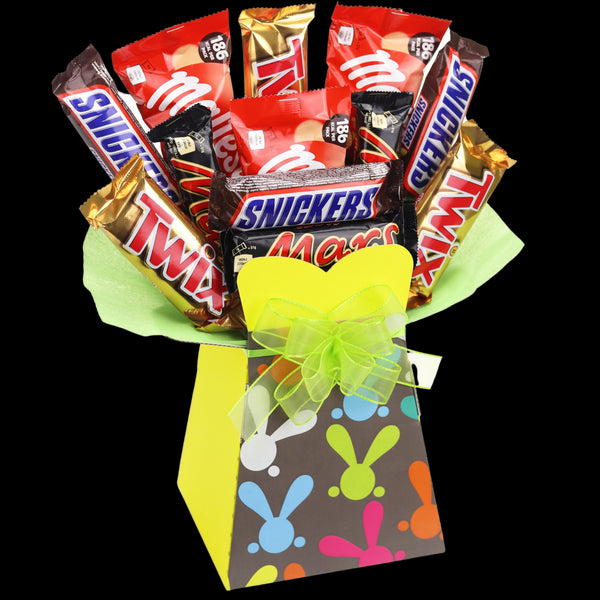 Mars Favourites Easter Bunny Chocolate Bouquet - chocoholicbouquet