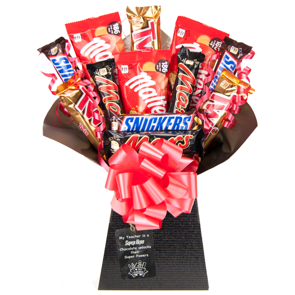 Mars Favorites Thank You Teacher Gift Chocolate Bouquet - Teacher Gifts - chocoholicbouquet