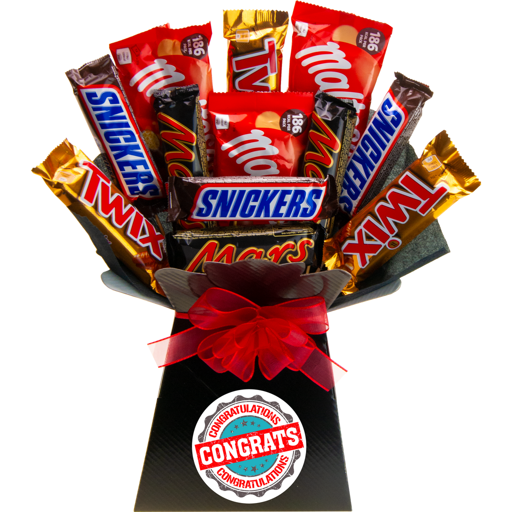 Mars Favourites Chocolate Bouquet Congratulations
