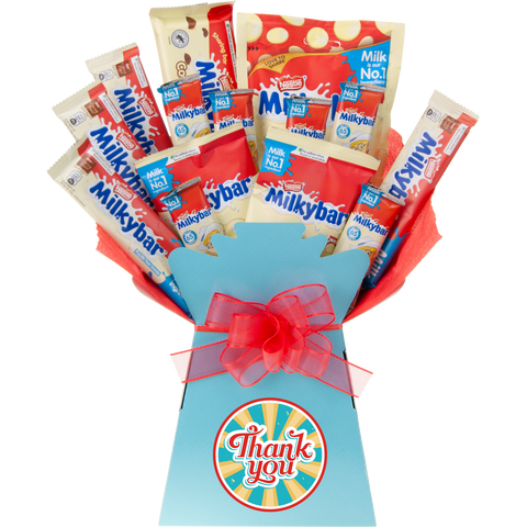 Milkybar Thank You Chocolate Bouquet - chocoholicbouquet